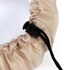 Лежанка для кошек и собак двусторонняя бежевая, 50-26х10 см - Фото 7