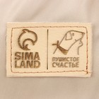 Лежанка для кошек и собак двусторонняя бежевая, 50-26х10 см - Фото 8