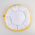 Лежанка для кошек и собак двусторонняя жёлтая, 50-30х12 см - Фото 3