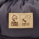 Лежанка для кошек и собак двусторонняя серая, 50-26х10 см - Фото 8