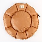 Лежанка для кошек и собак двусторонняя светло-коричневая, 50-30х12 см - Фото 5