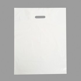 Набор полиэтиленовых пакетов, Белый 30-40 См, 50 мкм, набор 10 шт