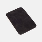 Картхолдер на телефон TEXTURA, кожа пулл-ап, цвет чёрный - Фото 4