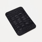 Картхолдер на телефон, кожа кайман, цвет чёрный - Фото 2