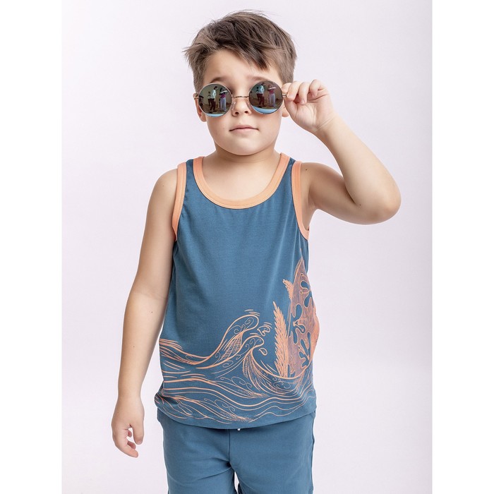 Майка для мальчика, рост 98 см - Фото 1