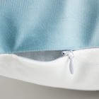 Подушка Этель "Зайчата", 40*40 см, 100% п/э, велюр - Фото 4