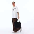 Сумка женская на молнии TEXTURA, средний размер, цвет чёрный - фото 25415965