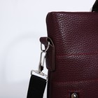 Сумка женская на молнии TEXTURA, большой размер, цвет бордовый - Фото 6