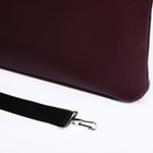 Сумка женская на молнии TEXTURA, большой размер, цвет бордовый - Фото 7