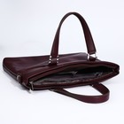 Сумка женская на молнии TEXTURA, большой размер, цвет бордовый - Фото 8