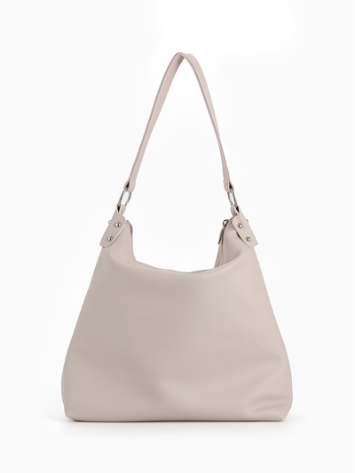 Сумка - мешок женская TEXTURA, на молнии, 32×11×32 см, бежевая