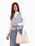 Сумка - мешок женская TEXTURA, на молнии, 32×11×32 см, бежевая - Фото 11