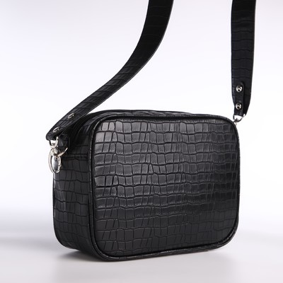 Сумка женская TEXTURA, маленький размер, цвет чёрный