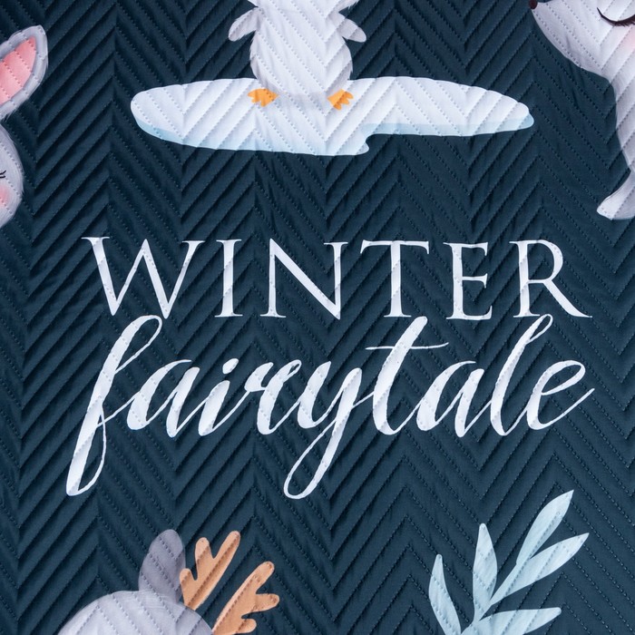 Покрывало детское Этель" 1,5 сп "Winter fairytale", 145х210 см, микрофибра - фото 1907469134