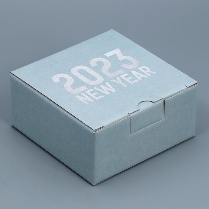 Коробка складная «2023», 15 × 15 × 7 см - Фото 1