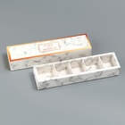 Коробка для конфет, кондитерская упаковка «Мрамор», 5 х 21 х 3.3 см - Фото 4