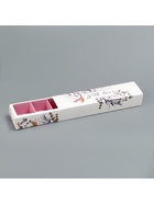 Коробка для конфет, кондитерская упаковка, 5 ячеек, «Венок», 5 х 21 х 3.3 см 7904547