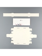 Коробка для конфет, кондитерская упаковка, 5 ячеек, «Венок», 5 х 21 х 3.3 см 7904547