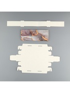 Коробка для конфет, кондитерская упаковка, 5 ячеек, «Камень», 5 х 21 х 3.3 см 7904548