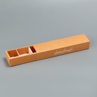 Коробка для конфет, кондитерская упаковка «Крафт», 5 х 21 х 3.3 см - Фото 3