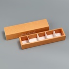 Коробка для конфет, кондитерская упаковка «Крафт», 5 х 21 х 3.3 см - Фото 4