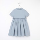 Платье для девочки с воротником KAFTAN, размер 30 (98-104), цвет серо-голубой - Фото 11