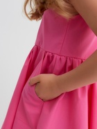 Платье для девочки с карманами KAFTAN, размер 34 (122-128), цвет ярко-розовый - фото 809396318