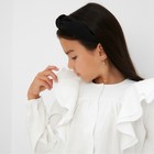 Рубашка для девочки KAFTAN, размер 32 (110-116), цвет белый - Фото 3