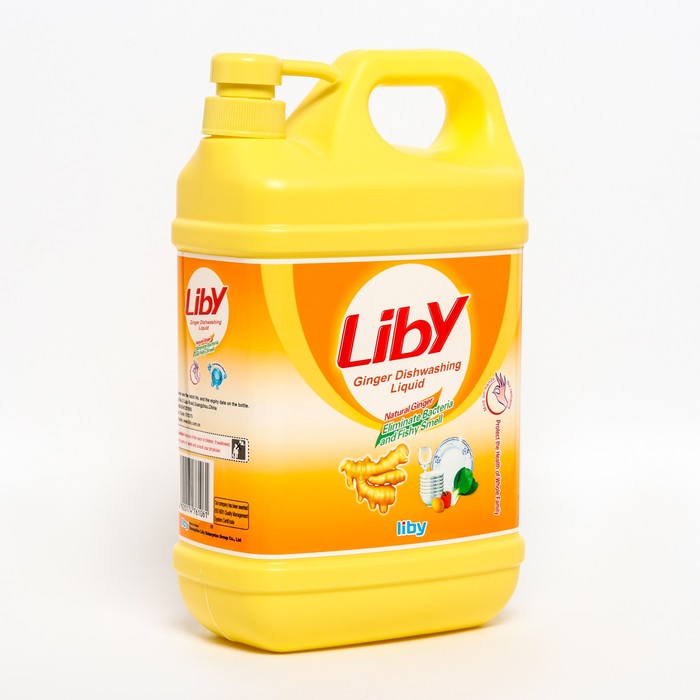 Средство для мытья посуды Liby, «Чистая посуда», имбирь, 2 кг - Фото 1
