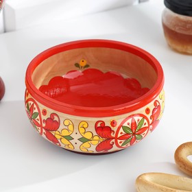 

Чашка пельменная, борецкая роспись, 13х5 см