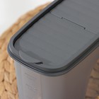 Ёмкость для сыпучих продуктов IDEA «Бест», 1.5 л, 9.5×19×14 см, пластик, серая - Фото 4