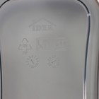 Ёмкость для сыпучих продуктов IDEA «Бест», 1.5 л, 9.5×19×14 см, пластик, серая - Фото 8