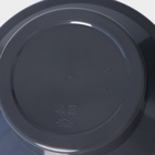 Кашпо для цветов на ножках «Флориан», 12 л (11 л), d=35 см, h=25.5 см, со вставкой, цвет графитовый - Фото 6