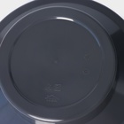 Кашпо для цветов на ножках «Флориан», 5.5 л (4.2 л), d=25 см, h=18.5 см, со вставкой, цвет графитовый - Фото 6