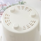 Кашпо для цветов со вставкой «Этна», 9.5 л, d=28 см, h=27 см, белое - Фото 4