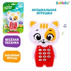 Музыкальная игрушка «Любимый котик», звук, цвет белый 7550322 - фото 9815485