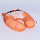 Подушка для путешествий антистресс «Котик» - фото 11956514