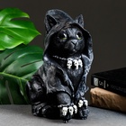 Фигурка полистоун «Котик хиппи», чёрный, 26×12×16 см - Фото 2