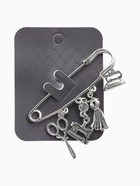 Булавка «Швея», 6.5 см, цвет белый в чернёном серебре - Фото 4