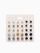 Серьги пусеты QF «Минимал», 15 пар, миксы - Фото 1