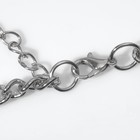 Колье «Лето» бабочка, цветное в серебре, 40 см - Фото 3