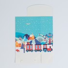 Коробка подарочная новогодняя складная «Дома», 15×7×22 см, Новый год - фото 57961022