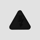 Термоаппликация «Молния», 6,5 × 6 см, цвет чёрный - Фото 2