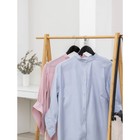 Стойка для одежды с двумя полками Доляна «Бамбук», 90×43×152 см, цвет бежевый - Фото 3