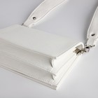 Сумка женская TEXTURA, мессенджер, маленький размер, цвет белый - Фото 5