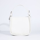 Сумка женская на молнии TEXTURA, маленький размер, цвет белый - Фото 1