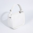 Сумка женская на молнии TEXTURA, маленький размер, цвет белый - Фото 2