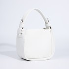 Сумка женская на молнии TEXTURA, маленький размер, цвет белый - Фото 4