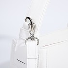 Сумка женская на молнии TEXTURA, маленький размер, цвет белый - Фото 5