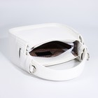 Сумка женская на молнии TEXTURA, маленький размер, цвет белый - Фото 7